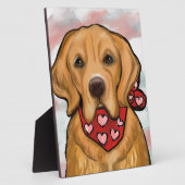 Golden Retriever Fotoplaat (Zijkant)