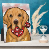 Golden Retriever Fotoplaat (Zijkant)