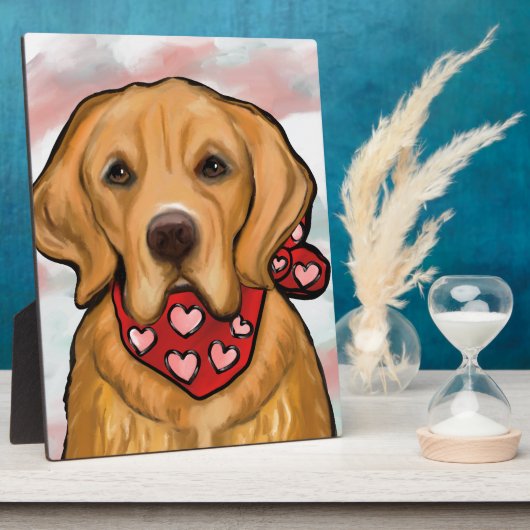 Golden Retriever Fotoplaat (Zijkant)