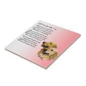 Golden Retriever - Friend Poem Tegel Tegeltje (Zijkant)