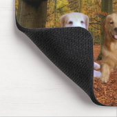 Golden Retriever Friendship Mousepad Muismat (Hoek)
