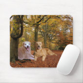 Golden Retriever Friendship Mousepad Muismat (Met muis)