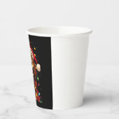 Golden Retriever Funny dog Christmas Santa Hat lig Papieren Bekers (Links)