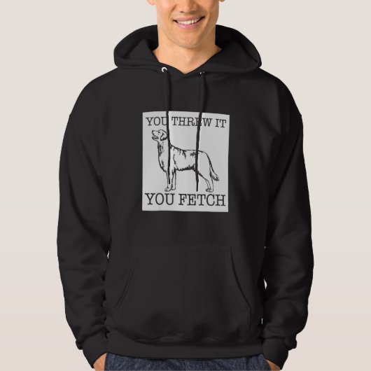 Golden Retriever funny dog lover gift Hoodie (Voorkant)