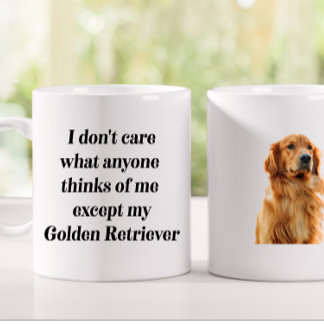 Golden Retriever Funny Gift Mok