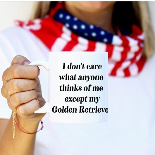 Golden Retriever Funny Gift Mok