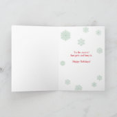 Golden Retriever - Funny kersttaart Feestdagen Kaart (Binnen)