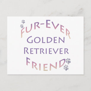 Golden Retriever Furever Briefkaart