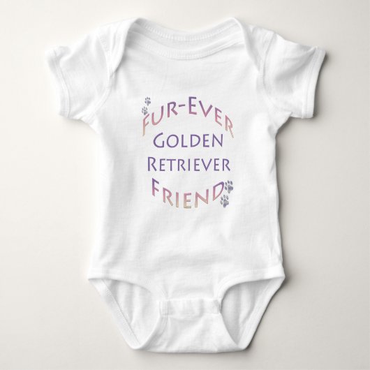 Golden Retriever Furever Romper (Voorkant)