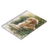 Golden Retriever Garden Notitieboek (Linkerzijde)