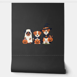 Golden Retriever Geest Halloween Trick Or Treat Do Behang