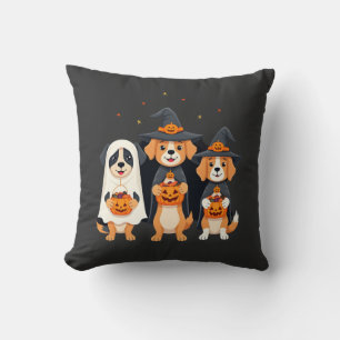 Golden Retriever Geest Halloween Trick Or Treat Do Kussen