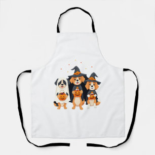Golden Retriever Geest Halloween Trick Or Treat Do Schort