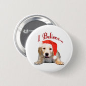 Golden Retriever geloof ik - Button (Voorkant /achterkant)