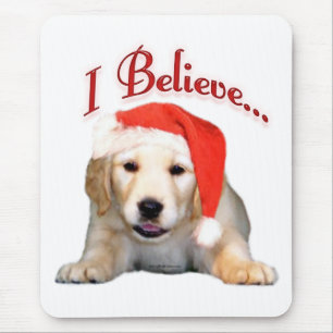 Golden Retriever geloof ik Muismat