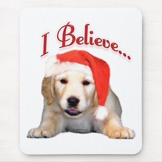 Golden Retriever geloof ik Muismat (Voorkant)
