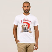 Golden Retriever geloof ik T-shirt (Voorkant volledig)
