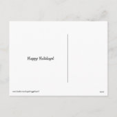 Golden Retriever gelooft kerst Feestdagenkaart (Achterkant)