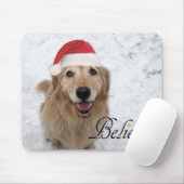 Golden Retriever gelooft kerst Muismat (Met muis)