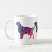 Golden Retriever Geometric Pattern Silhouette Koffiemok (Links)