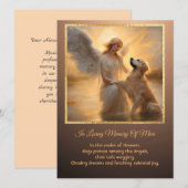 "Golden Retriever gepersonaliseerde hemelse sympat (Voorkant / Achterkant)