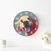 Golden Retriever gestileerde tekening Grote Klok (Huis)