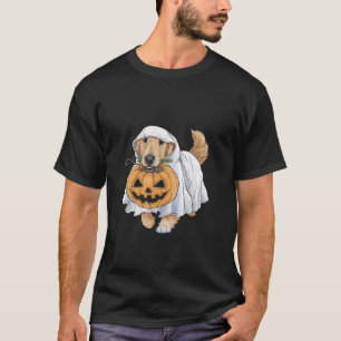 Golden Retriever Ghost Dog Halloween T-Shirt