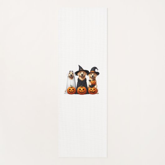 Golden Retriever Ghost Halloween Hondenliefhebbers Yogamat (Voorkant)
