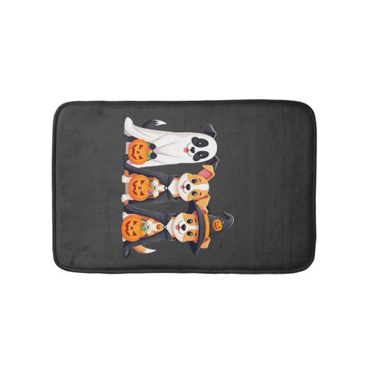 Golden Retriever Ghost Halloween Trick Or Treat Do Badmat (Voorkant)