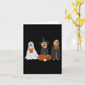Golden Retriever Ghost Halloween Trick or treat Do Kaart (Gele Bloem)