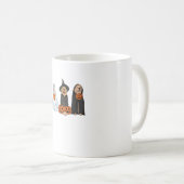 Golden Retriever Ghost Halloween Trick or treat Do Koffiemok (Voorkant rechts)