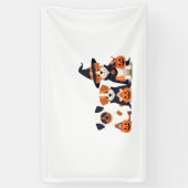 Golden Retriever Ghost Halloween Trick Or Treat Do Spandoek (Verticaal)