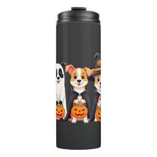 Golden Retriever Ghost Halloween Trick Or Treat Do Thermosbeker