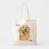 Golden Retriever Gift voor Golden Fans Tote Bag (Voorkant)