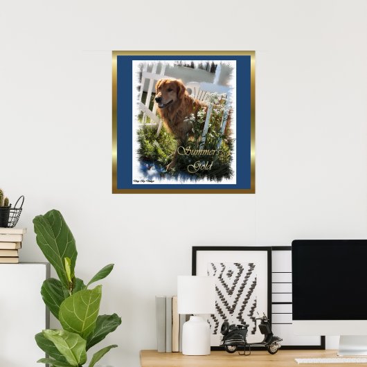 Golden Retriever Gifts Art Prints (Thuiskantoor)