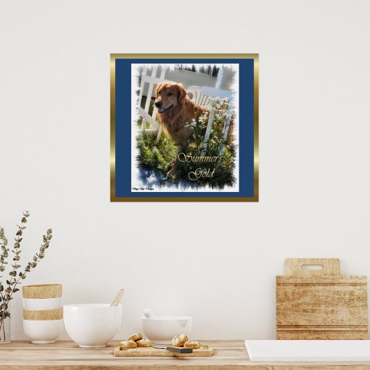 Golden Retriever Gifts Art Prints (Keuken)