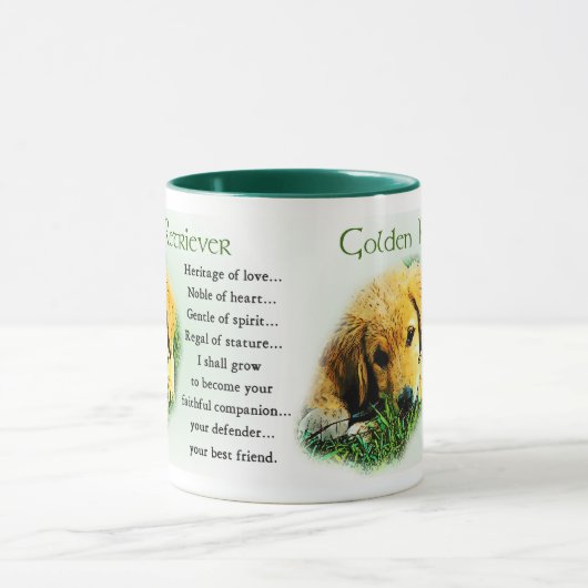 Golden Retriever Gifts, Golden Lovers Mugs Mok (Midden)