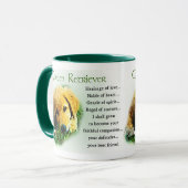 Golden Retriever Gifts, Golden Lovers Mugs Mok (Voorkant links)