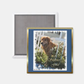 Golden Retriever Gifts Magneet (Voorkant / Achterkant)