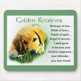 Golden Retriever Gifts Muismat