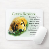 Golden Retriever Gifts Muismat (Met muis)