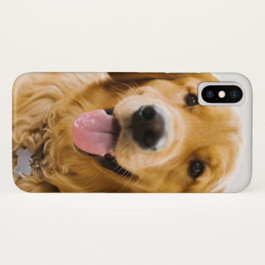 Golden Retriever glimlachen Case-Mate iPhone Case (Achterkant (horizontaal))