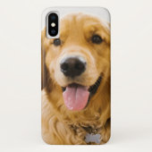 Golden Retriever glimlachen Case-Mate iPhone Case (Achterkant)