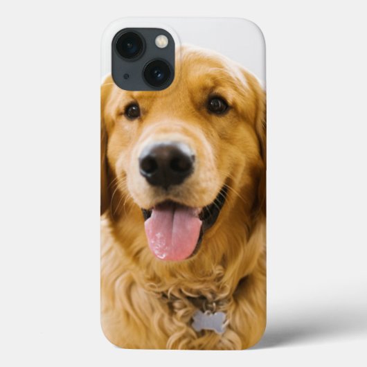 Golden Retriever glimlachen Case-Mate iPhone Case (Achterkant)