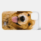 Golden Retriever glimlachen Case-Mate iPhone Case (Achterkant (horizontaal))