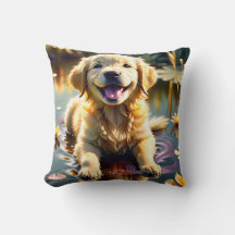 Golden Retriever glimlachen
