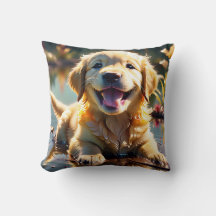Golden Retriever glimlachen