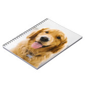 Golden Retriever glimlachen Notitieboek (Linkerzijde)