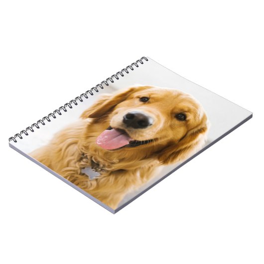 Golden Retriever glimlachen Notitieboek (Linkerzijde)