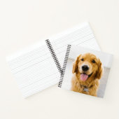 Golden Retriever glimlachen Notitieboek (Binnen)